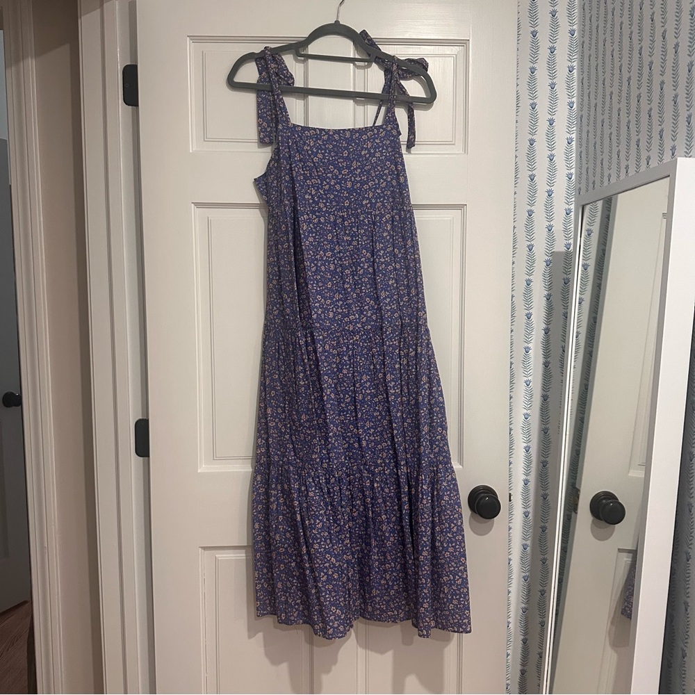 Madewell Floral Midi Dress